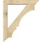 Ekena Millwork Balboa Traditional Rough Sawn Bracket w/ Offset Brace, Douglas Fir, 6"W x 34"D x 40"H BKT0604X34X40BOA01RDF - alternate 2